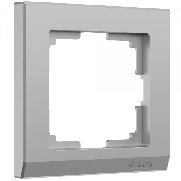 Рамка на 1 пост Werkel WL04-Frame-01 Stark (серебряный) - купить в Томске