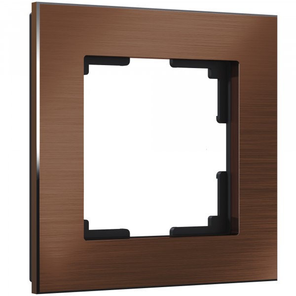Рамка на 1 пост Werkel WL11-Frame-01 Aluminium (коричневый алюминий) - купить в Томске